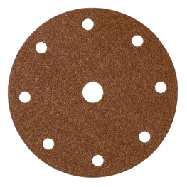 COARSE CUT Шлифовальный диск, укрепленная бумага, оксид алюминия, 9 отверстий, 150 мм, Р40