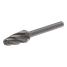 Фото товара "Борфреза по алюминию форма F сфероконическая, D=12 мм, d=6 мм, FL=25 мм, L=70 мм, твердосплавная"